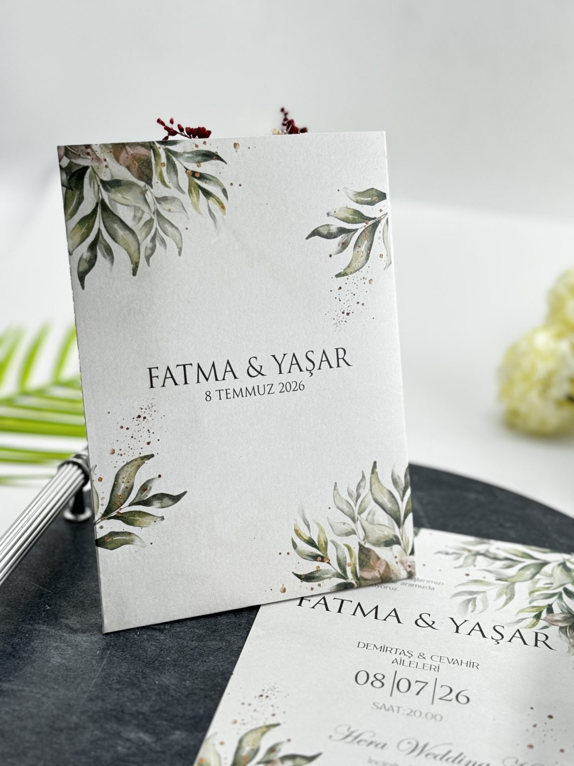 Code: 2223 - Klassische Hochzeitseinladung