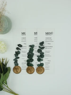 Code: M10 - Menu cards