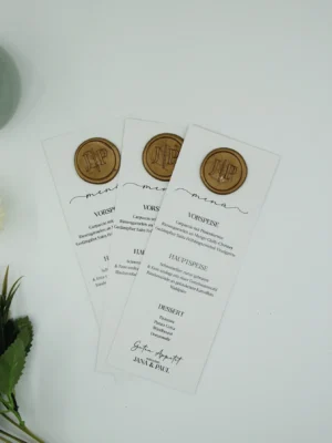 Code: M11 - Menükarten