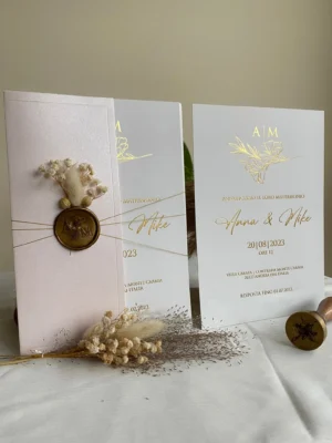 Code-4006-HandgemachteHochzeitseinladung-1 4. season - Code: 4006 - Wedding Invitation