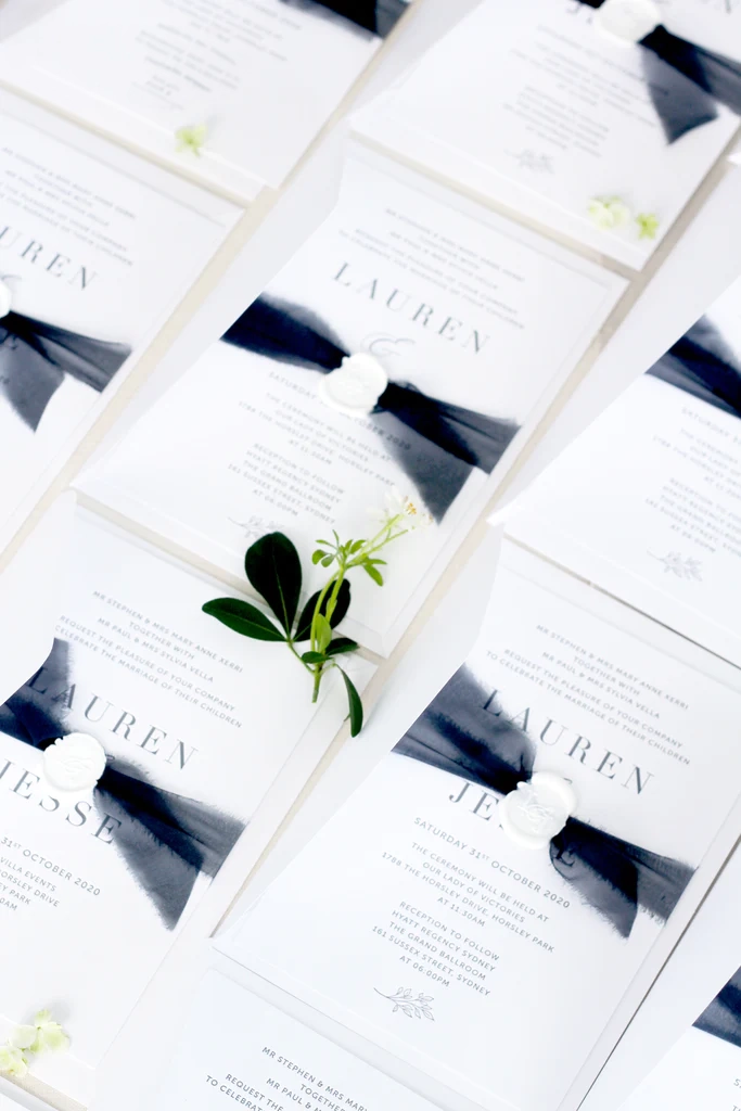 5. Saison - Code: 5006 - Handgemachte Hochzeitseinladung – Bild 2